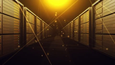 Server Network Loop Video stock 172016711