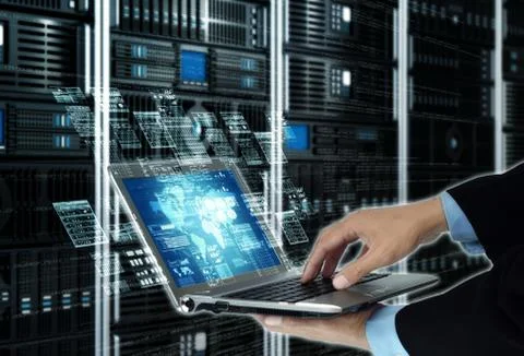 Server Programming Stock Illustration