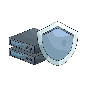 Server Protection illustration Stock Illustration