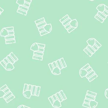 Server protection line vector seamless pattern line 스톡 일러스트