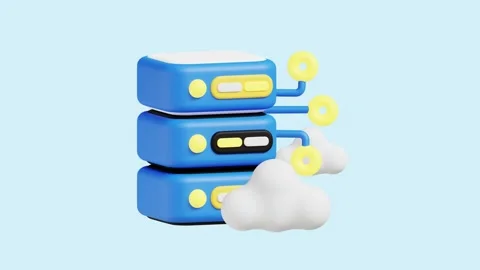 Server Provider animated 3d icon. Stock Footage 289452749