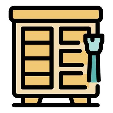 Server rack being connected with fiber optic cable for high speed data transf Illustrazione stock
