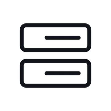 Server Rack Black White Line Icon Editable Stroke Vector Symbol Stock Illustration