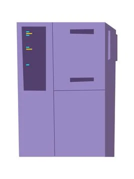 Server rack cartoon vector illustration Stock Illustration
