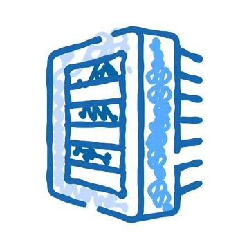 Server rack data center mainframe technology computing Illustrazione stock