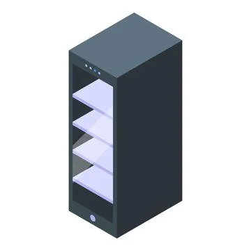 Server rack data storage showing digital information technology 스톡 일러스트