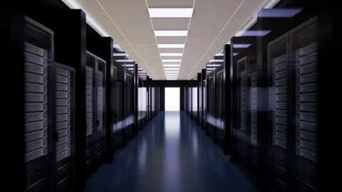 Server rack FullHD Stock Footage 106145513