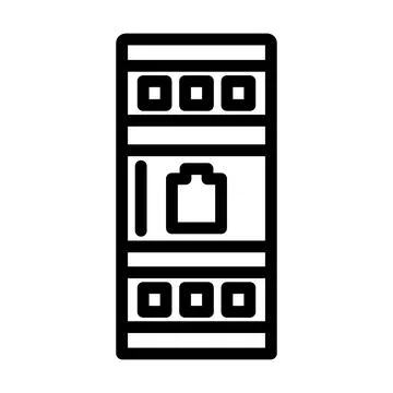 Server Rack Icon Illustrazione stock