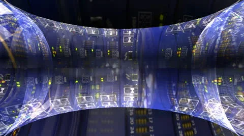 Server Rack Motion Mapping Vidéo 24719230