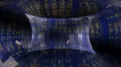 Server Rack Motion Mapping Stockbeeldmateriaal 24719472