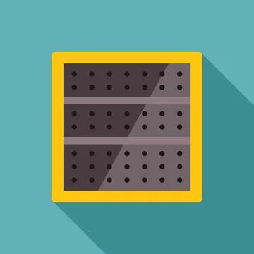 Server rack unit hosting multiple servers in data center イラスト素材