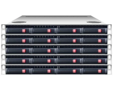 Server rackmount chassis Stock Illustration