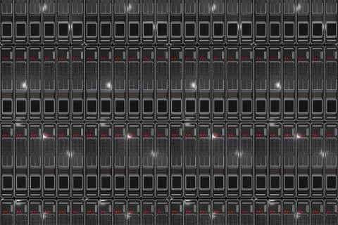 Server racks background. modern servers backdrop. Illustrazione stock