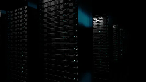 Server racks Stock Footage 147495146