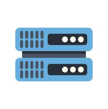 Server racks representing datacenter network infrastructure technology concep 스톡 일러스트