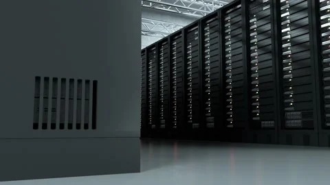 Server Room 01 4k Stock Footage 145497948