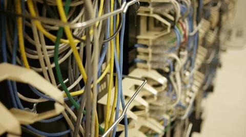 In the server room 2 Stock Footage 50020018