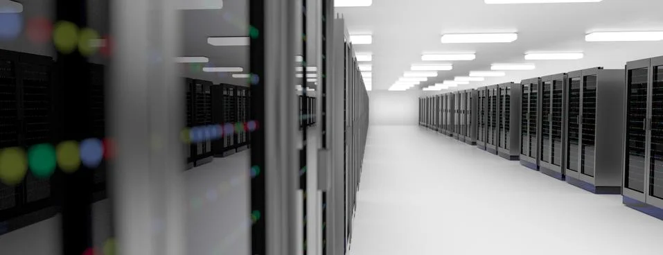 Server room data center. Backup, mining, hosting, mainframe, farm and computer 스톡 일러스트