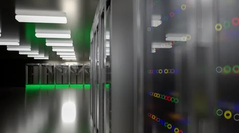 Server room data center. Backup, mining, hosting, mainframe, farm and computer 스톡 일러스트