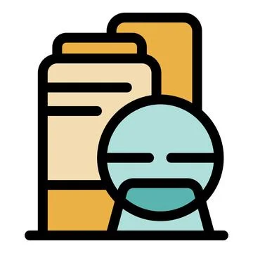 Server room data center hosting showing cloud computing storage Stock Illustration