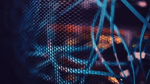 Server room data center panel Vídeos de archivo 110719717