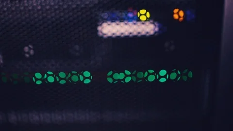 Server room data center panel Vídeos de archivo 110719896