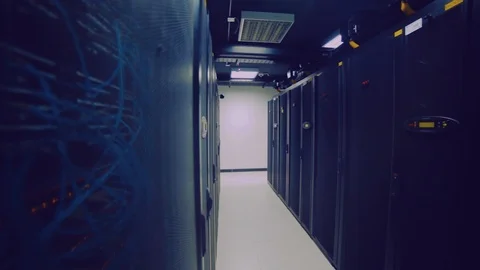Server room data center panel Vídeos de archivo 110720040