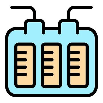 Server room equipment providing efficient data storage and processing Stock Illustration