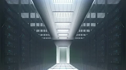 Server Room Stock Footage 12179332