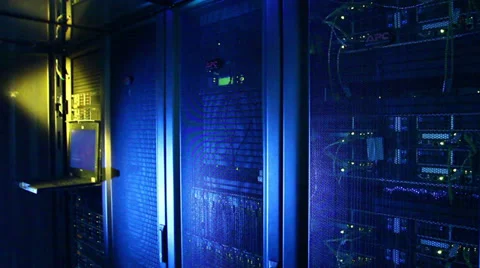 Server room Stock Footage 29931344