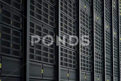 Server room. Stock Illustration