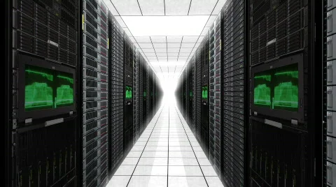 Server Room Racks Видео 724503