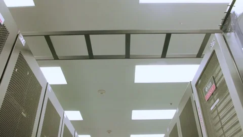 Server Room Racks Stock Footage 70850770