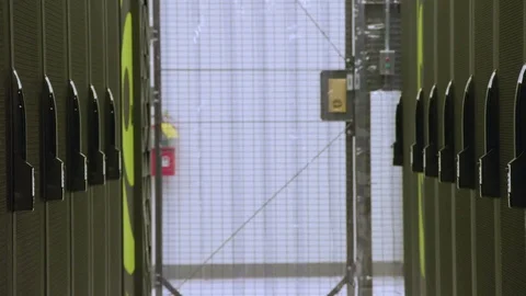Server Room Zoom Out Stock Footage 70850793