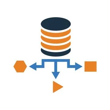 Server, size, volume icon. Simple editable vector illustration. Stock Illustration