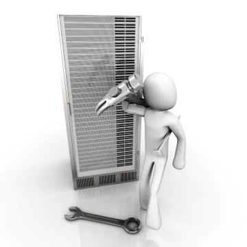 Server staff.. Stock-Illustration