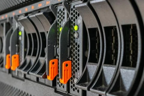 Server Storage Array Data Center Stockfoto's