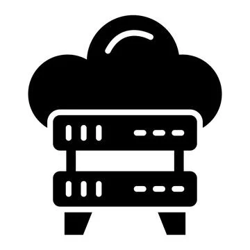 Server Storage Vector Icon Design Illustration Stock Illustration