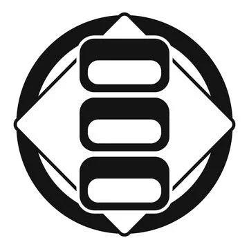 Server system processing data with circular arrows icon 스톡 일러스트