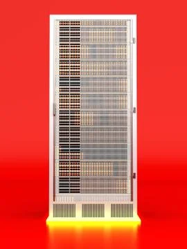 Server tower. Stock Illustration