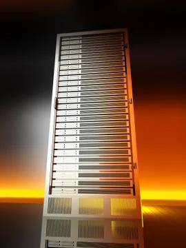 Server tower Stock Illustration