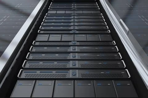 Server tower Stockillustratie