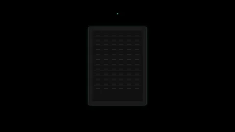 Server Tower with Sequential Emerald Data Lights on Black Background Stock Footage 346611168