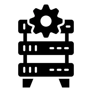 Server Traffic Vector Icon Design Illustration Stock Illustration