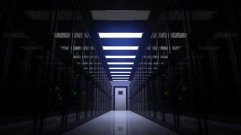Server Turn On Stock Footage 139553184