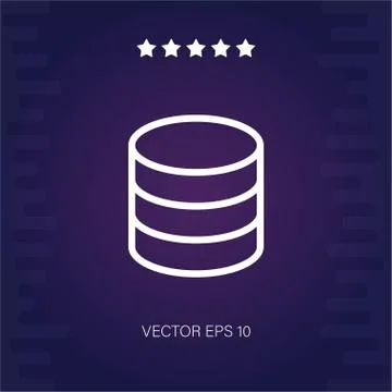 Server vector icon Stock Illustration