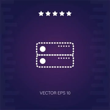 Server vector icon Stock Illustration
