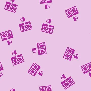 Serverless architecture software glyph vector seamless pattern イラスト素材
