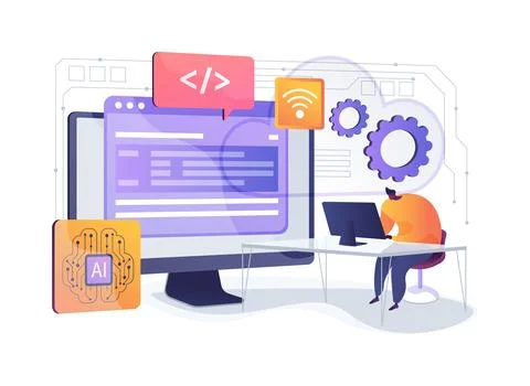 Serverless Function Deployment abstract concept vector illustration. Stock Illustration