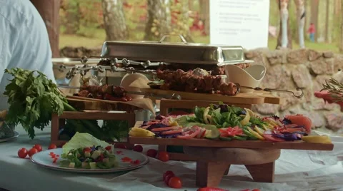 Serverovanny table Stock Footage 55358297